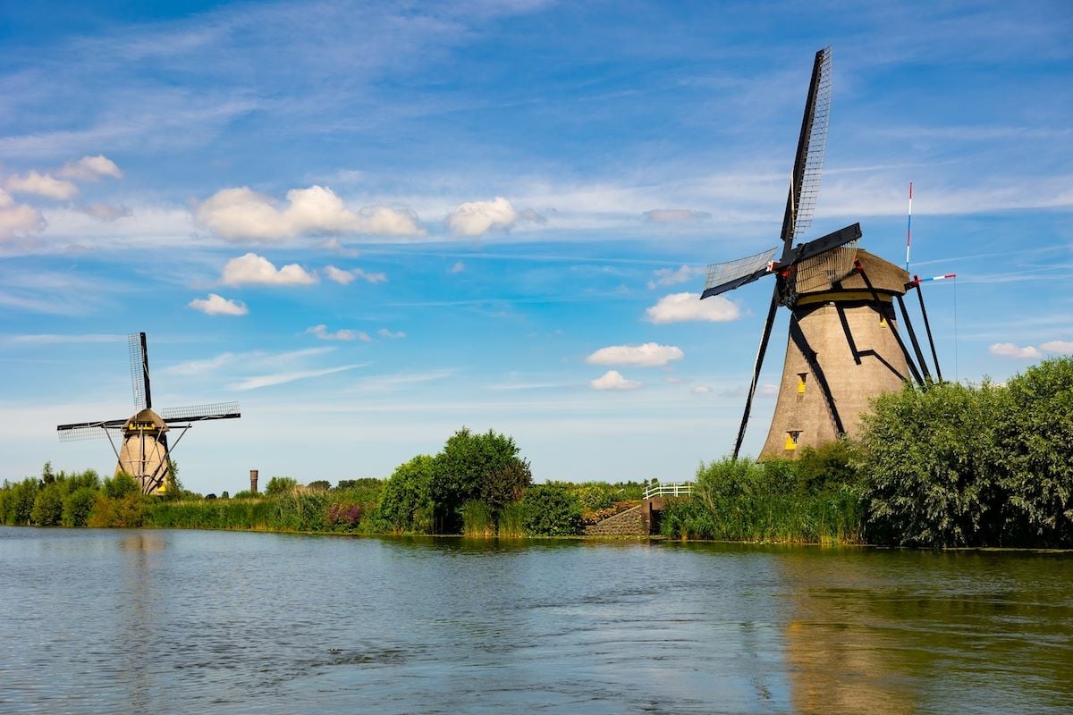 Kinderdijk, een gedeelte van de biblebelt, mooi in beeld gebracht.