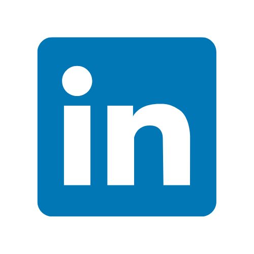 Het logo van LinkedIn.