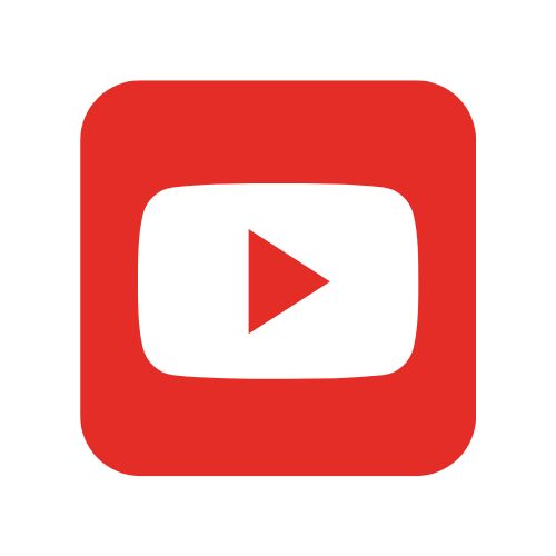 Het logo van YouTube.