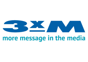 Logo van 3XM Media.