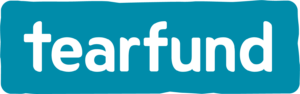 Logo van Tearfund.